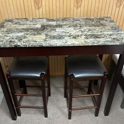 Bar With Stools $70