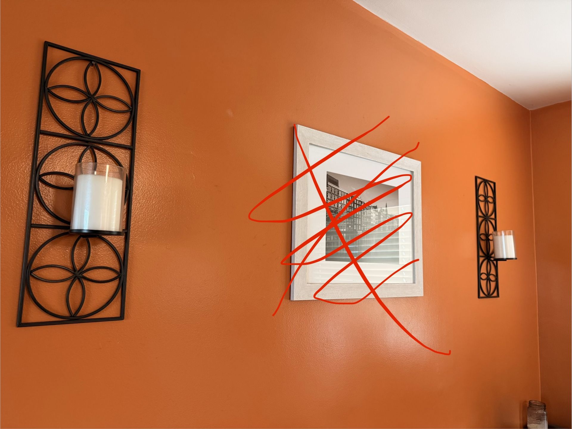 2 Wall Candle Holder