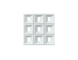 3D Geometric Square Decorative Wall Panels