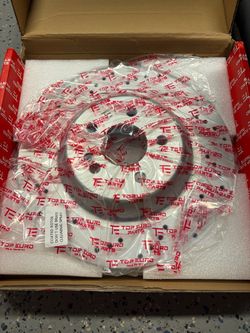 Top Euro Parts Coated Brake Rotor