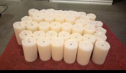 Sterno Home Flameless LED Pillar Candles – 23 Available – Wedding/Event Décor