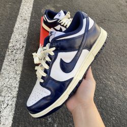 Nike Dunk Low PRM Vintage Navy 