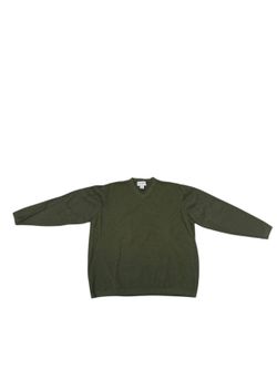 Eddie Bauer Since 1920 Merino Wool V-Neck Sweater XL Japan