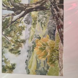 Beautiful Watercolor By Santa Paula Artist