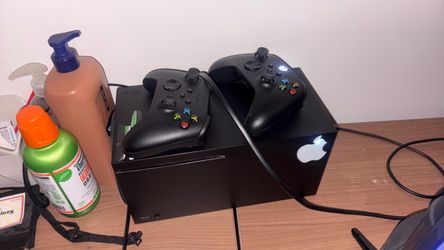 Xbox Series X Console with Two Controllers