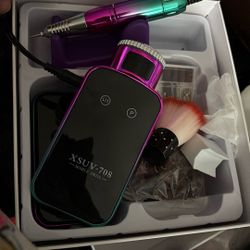 Professional Portable Nail Drill Set /with Uv Lamp Light