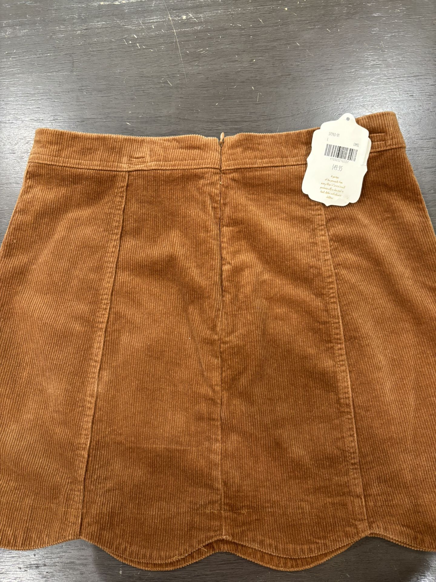 New Cute Corduroy Tan Skirt From Alter’d State