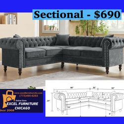 🌺FREE DELIVERY🌺Brand New Sectional Sofa Couch 