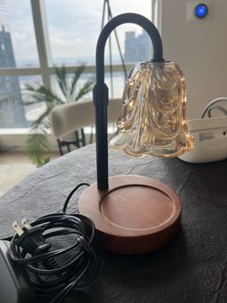 Glass Tulip Candle Warmer Lamp