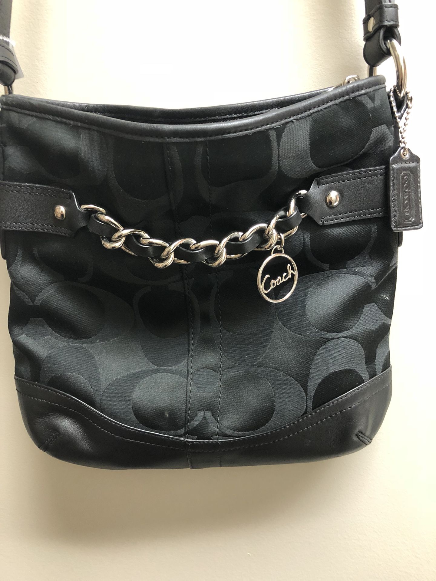 Black coach purse