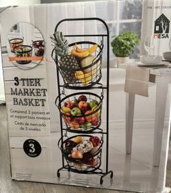3 TIER MARKET BASKET