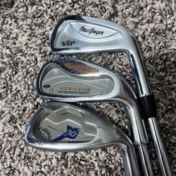 3,5,9 Irons All Different Brands Used 