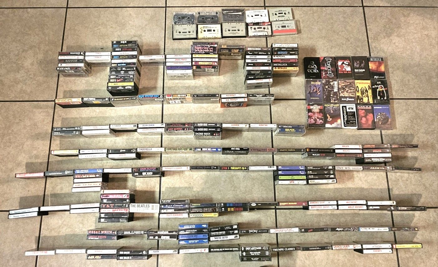 Metal/rock cassette lot *213*