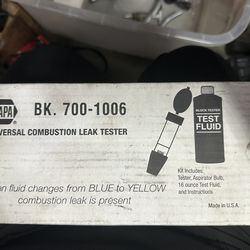 The NAPA BK (contact info removed) Universal Combustion Leak Tester kit