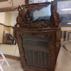 Antique Record Cabinet From The 1800's 