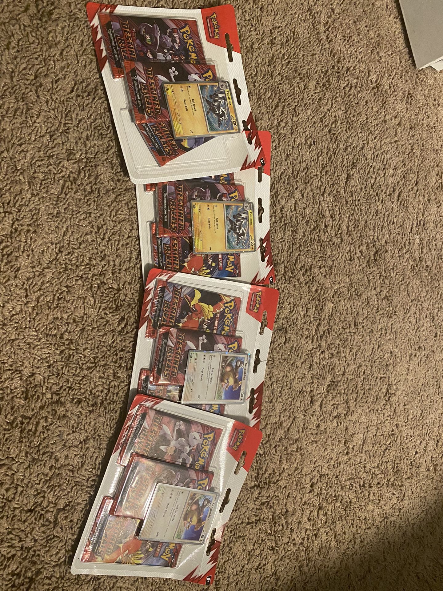 Pokemon Destined Rivals 3 Packs (4)