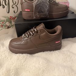 Air Force 1/ Supreme Brown 