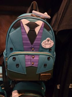 Disney Parks 2026 Loungefly The Haunted Mansion Ghost Host Backpack Bag New