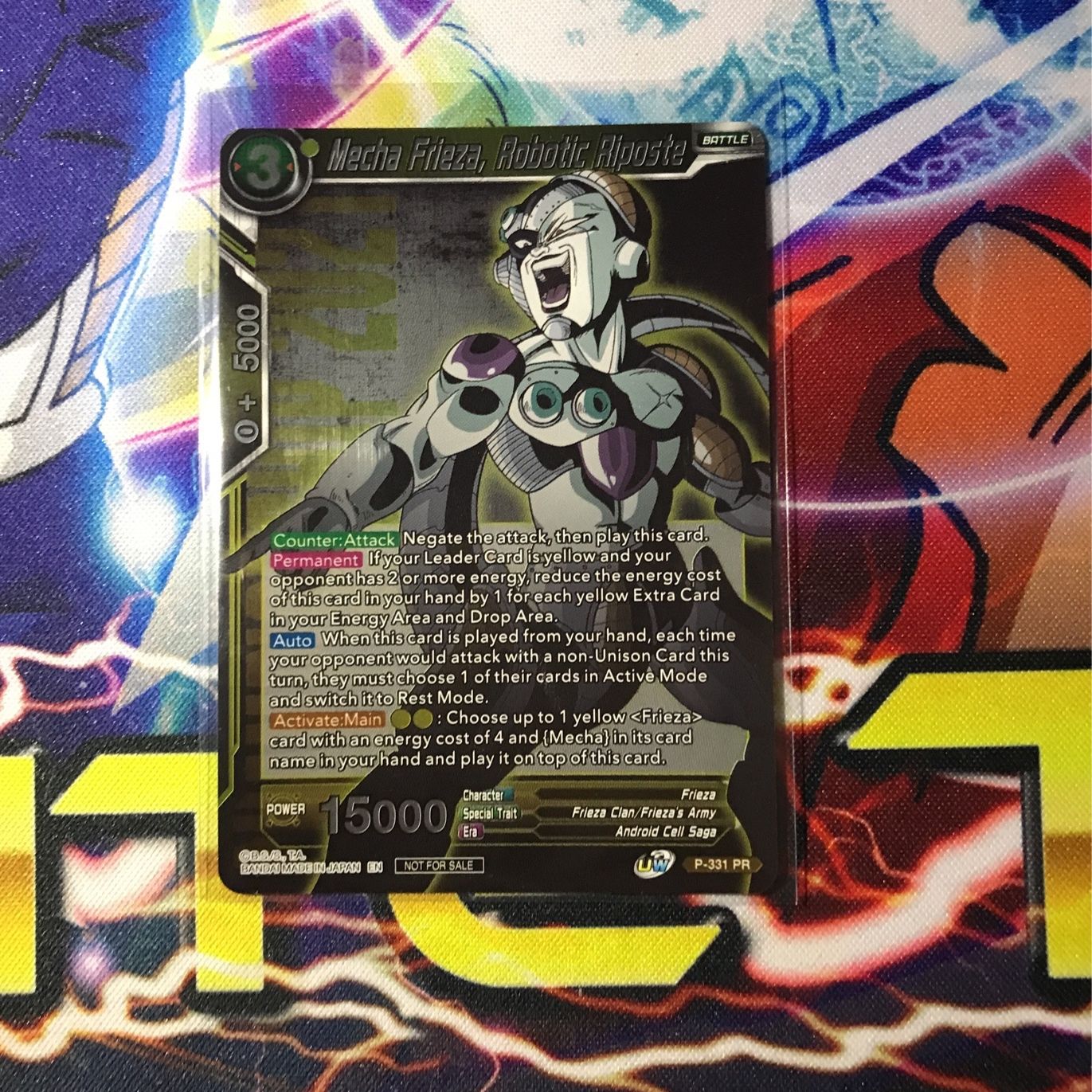dragon ball super card game mecha frieza SDV3-020 SR Divers Japan FE DB FGO Gundam Otaku Card Shop Age Group Mecha Frieza UGM5-029 SR Super
