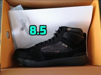 New Men's OTB  Mid Low-Viz Tactical Boots, Black, 8.5