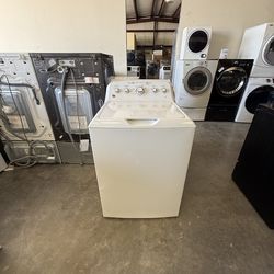 GE Top Load Stainless Drum Washer w/ Agitator