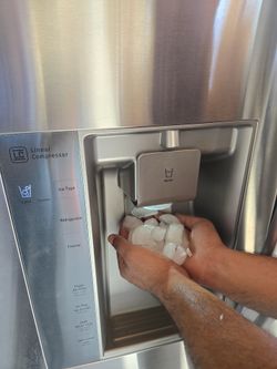 LG fridge stainless steel