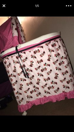Custom Minnie Mouse bassinet