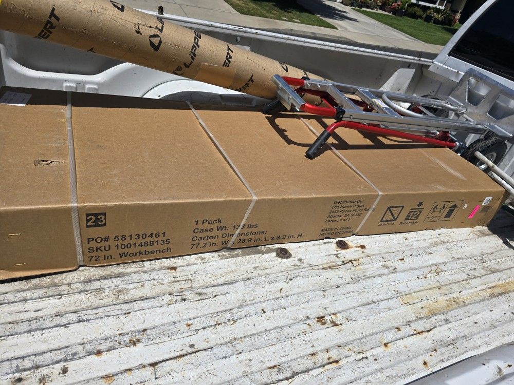 Brand new 72" husky workbench