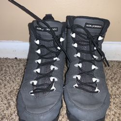 Black And  White Jordans
