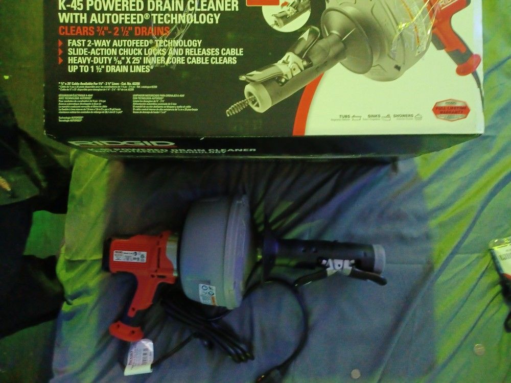Ridgid K 45 Drain Cleaner