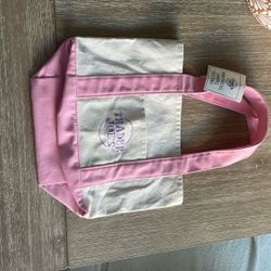 Mini Pastel Canvas Tote Bag 