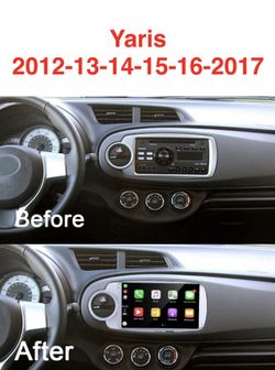 Wireless Apple Carplay for Toyota Yaris 2012-2017 Car Stereo,9”GPS,NAVI,WIFI,FM,BT🔥$118🔥only