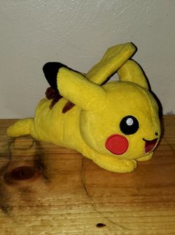 Pokemon Talking Pikachu Soft Plush Toy By TOMY Toys! 2015! Excellent Condition!