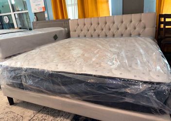 New 12” King Hybrid CoolGel Mattress- $0 Down, Financing Available ⭐️ Same day Delivery Available 🚚 ⭐️