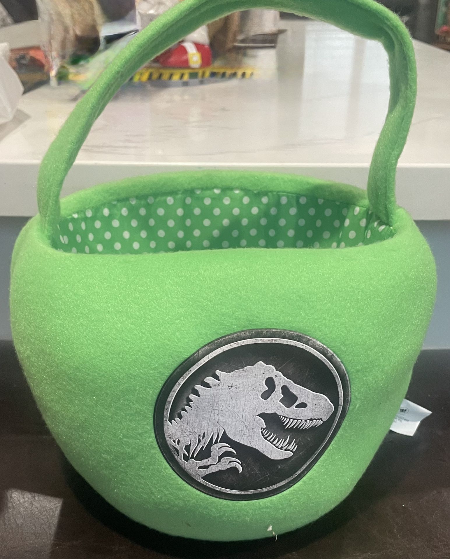 Jurassic Park Jurassic World Universal Studios T Rex Egg Hunting Bucket