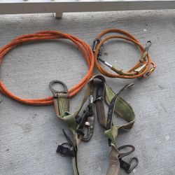 Tree Climbing Gear Safety Lines & Harness 