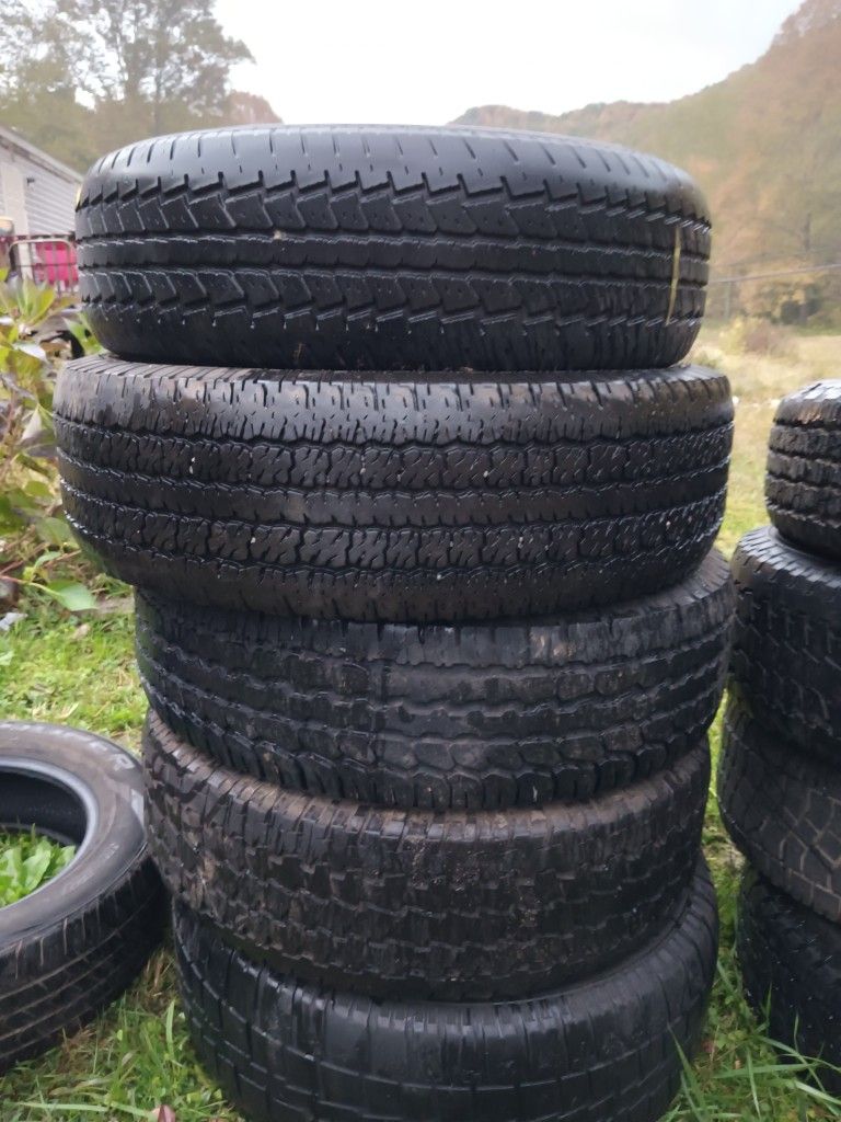 Lots Of New And Slightly Used Tires