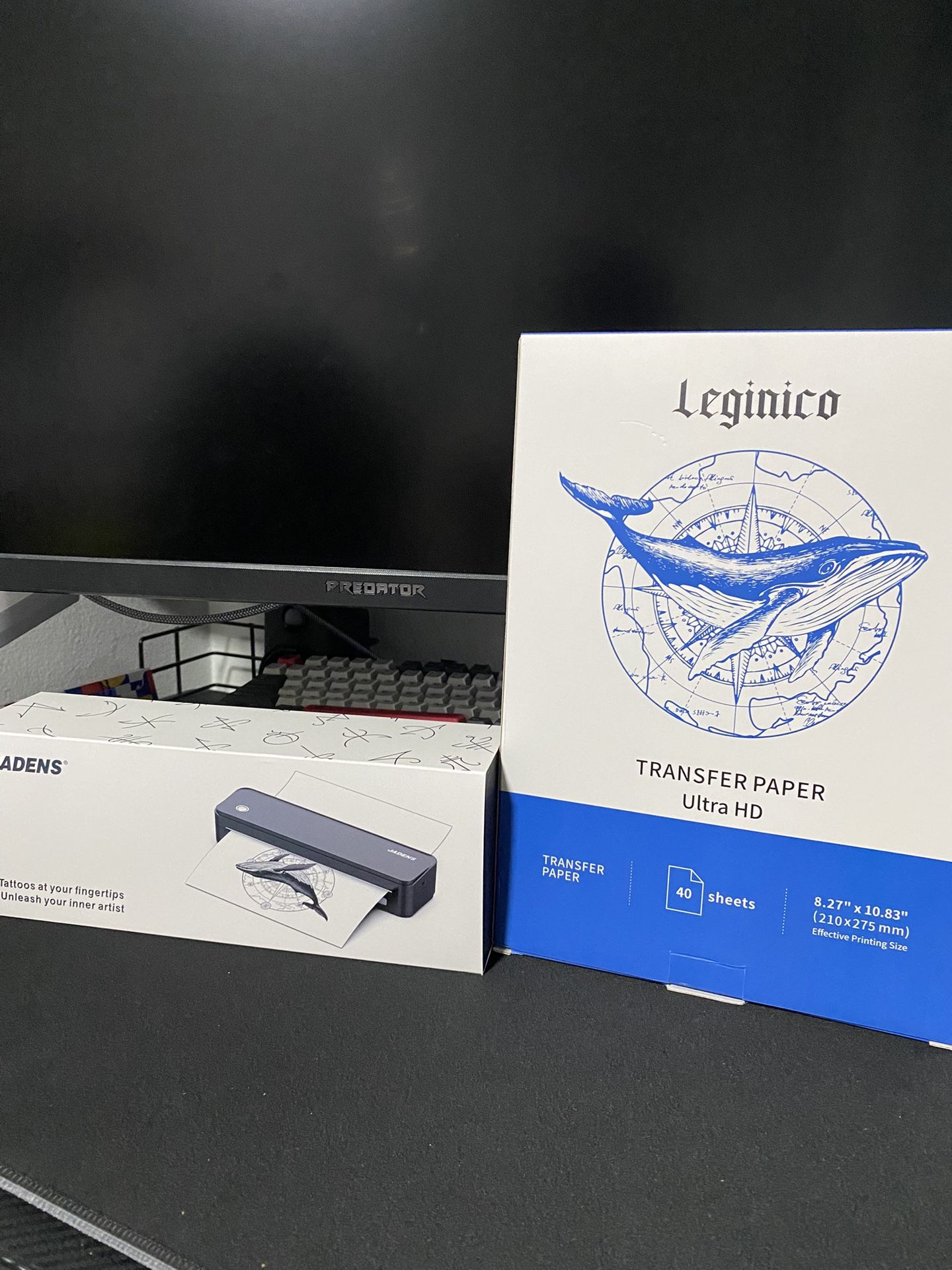 Tatto Printer With Transfer Paper