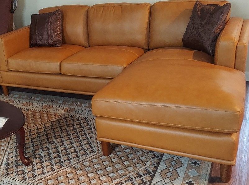 Genuine Leather Sectional Sofa