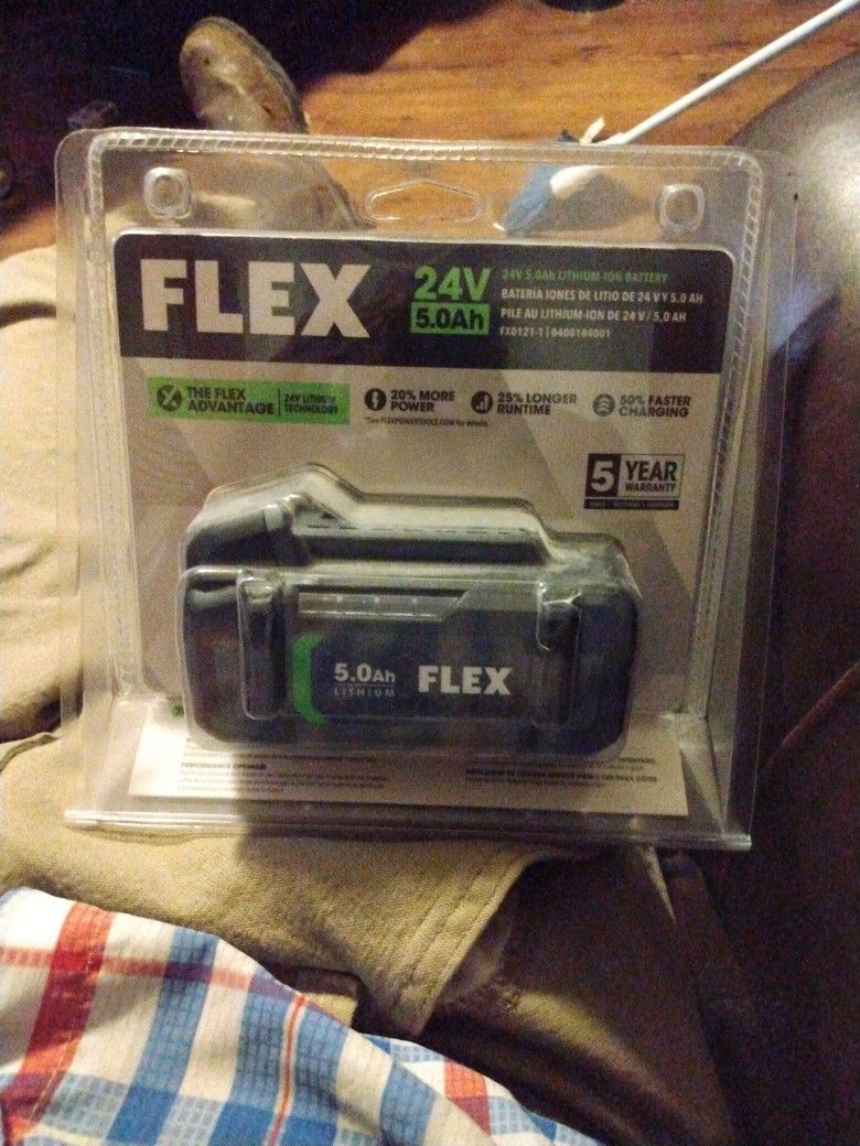 FLEX 24V 5Ah Lithium-Ion Battery (Brand New In Box)