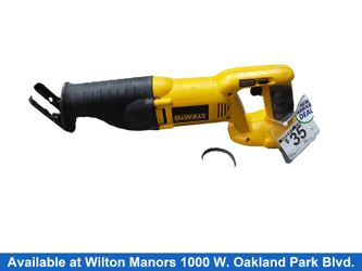 Dewalt Dw938 Yellow Cordless Reciprocating Saw