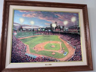 Fenway Park Canvas Painting by Thomas Kinkade