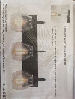 Ali we House Light Fixture 