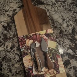 Charcuterie Board And Knife Set 