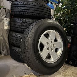 5 NEW JEEP TIRES