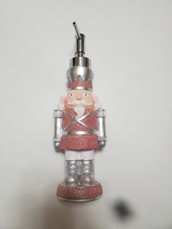 Pink Nutcracker Soap Dispenser 