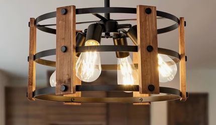 Farmhouse Chandelier 80 obo new in box