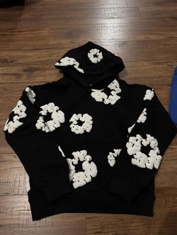 Black White Denim Tears Hoodie