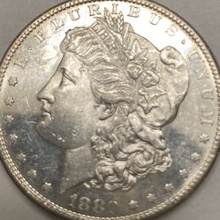 1890-S   DEEP PROOF LIKE MORGAN SILVER DOLLAR