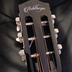 Used Black Acoustic Guitar 